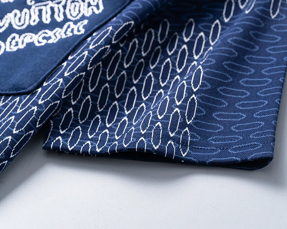 30162# 2026 spring and summer official website New Arrival shirt T-shirt, knitted jacquard fabric is handsome, the fabric is comfortable, the workmanship is rigorous, and the wiring is neat. Good upper body effect·Sizes M-3XL Royal Blue
